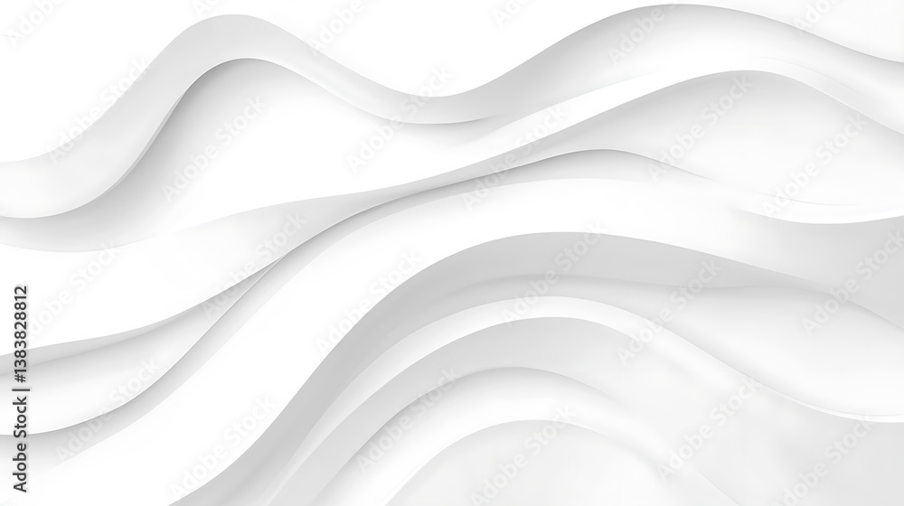 Poster abstract white sand texture background with ripples and waves for product presentation, mockup desig
