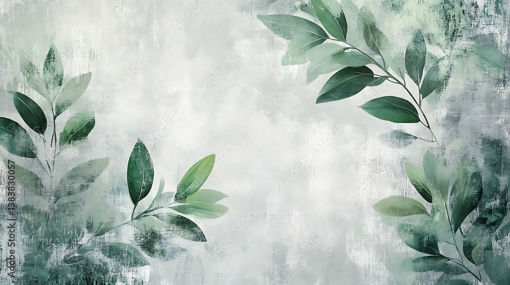 Aufkleber an abstract artistic background with retro brushstrokes and textured backgrounds, oil on canvas, mod