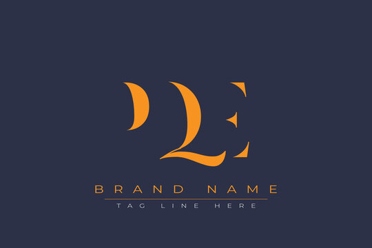 PQE abstract letter logo design. This logo is designed by three abstract letters.