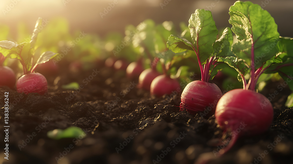 Poster Beets are thriving in the soil of your local field and are ready to be transformed into delicious and nutritious natural foods