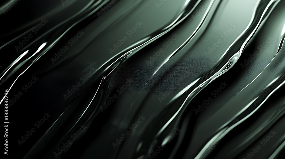 Leinwandbilder Black and green dark are light with the gradient is the surface with templates metal texture soft lines tech gradient abstract diagonal background silver black sleek