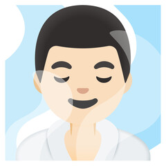 Person in Steamy Room
