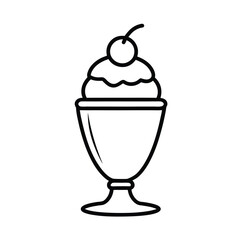 ice cream with chocolate