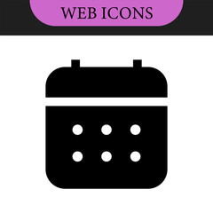Address location icon. Notification bell icon. Vector icons. Stopwatch timer icon. Date Calendar icon. Website global icon - Web icons set. UI interface. UI elements
