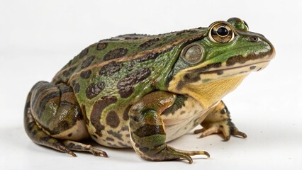 African Bullfrog on studio  background
