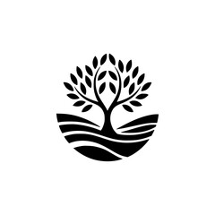 Minimalist Tree Logo: Nature, Harmony, and Growth