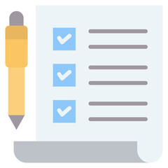 Obraz premium Task Completed Flat Icon