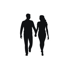 silhouettes of people