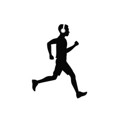 running man silhouette