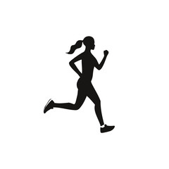 running man silhouette