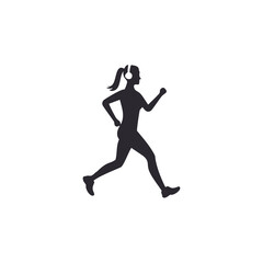 running man silhouette