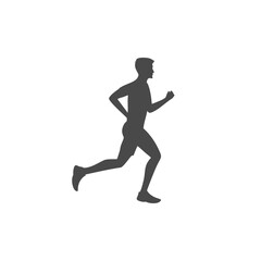 running man silhouette