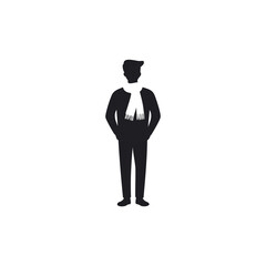 business man silhouette