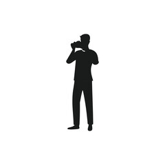 businessman with binoculars