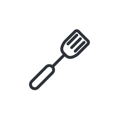 Spatula icon. Spatula Symbol sign for mobile concept and web design. Vector icon, Logo illustration, Vector graphics