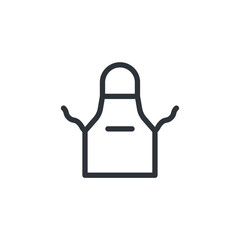 Apron icon. Apron Symbol sign for mobile concept and web design. Vector icon, Logo illustration, Vector graphics
