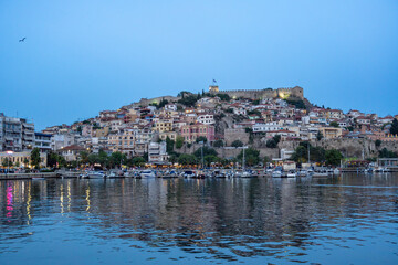 Kavala, Greece &ndash; Before Nightfall, Captured with the Sea in the Foreground