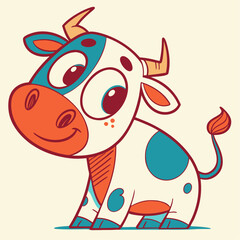 Ultramarine Flycatcher  cute blue bird perching on top mossy stick over far blur green background in shaded sun lighting, amazing nature