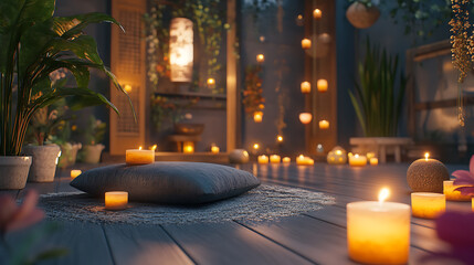 Fototapeta premium Candles for relaxation