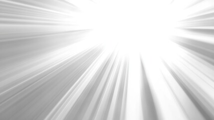 Abstract grayscale radial burst background with bright center and radiating lines.