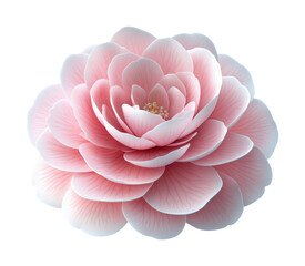 Delicate pink flower bloom nature floral isolated isolated on transparent background, png