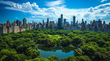 Central Park's Serene Embrace: A Manhattan Oasis