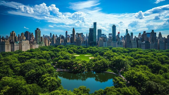 Central Park's Serene Embrace: A Manhattan Oasis