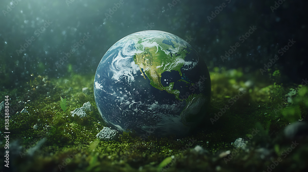 Poster concept of environmentally friendly technology, sustainable development goals, see the video version