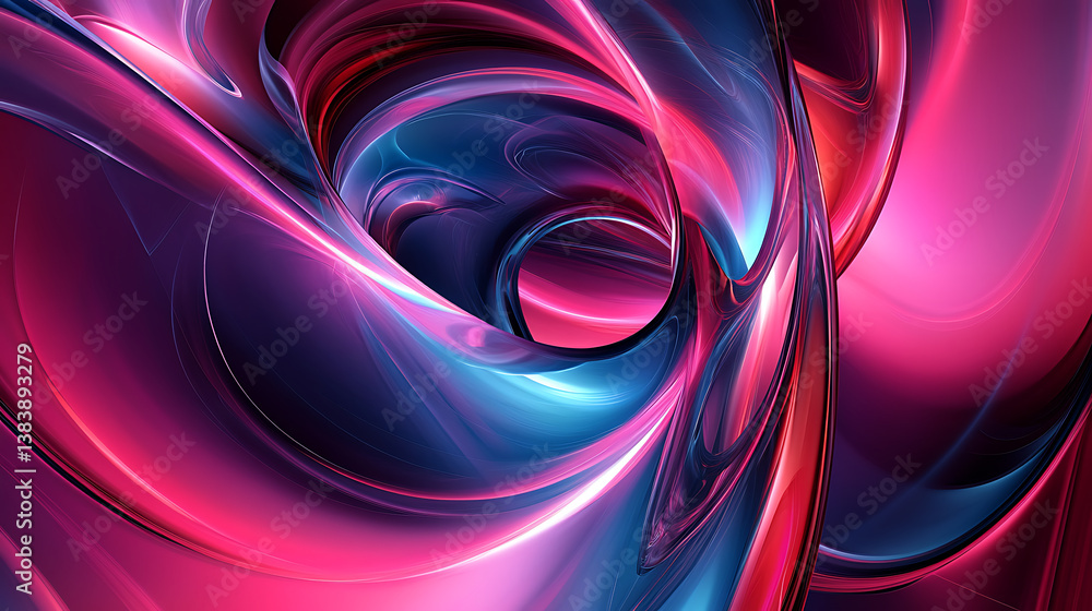 Poster a background depicting an abstract technology communication concept