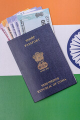 Indian citizen passport, a document for travelling