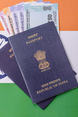 Indian citizen passport, a document for travelling