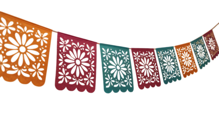 Papel Picado Banners for Cinco de Mayo and Mexican Festivals