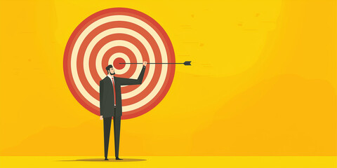 business man flat illustration