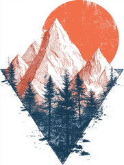 Moutain illustration