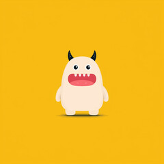 Cute monster illustration