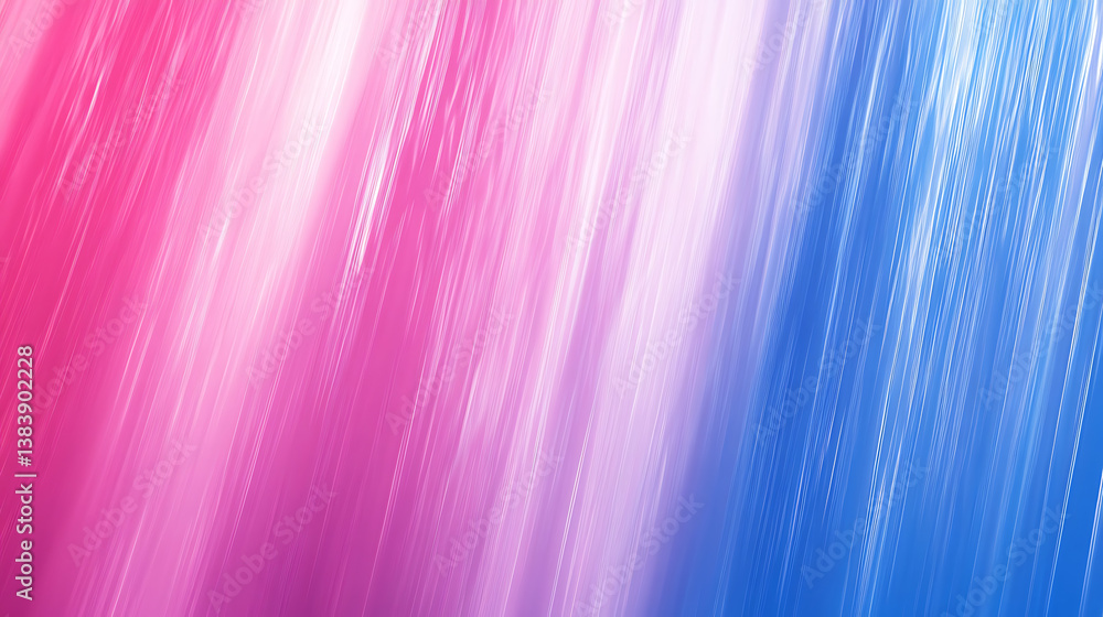 Poster abstract background with blue and pink shiny vertical lines