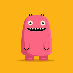 Cute monster illustration