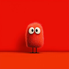 Cute monster illustration