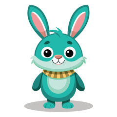 Fototapeta premium Cute Cartoon Bunny