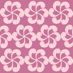 Paisley floral pattern, Floral damask pattern, Damask Vintage wallpaper Baroque style. Seamless vector background. Ornament for fabric, wallpaper, packaging. Ornate Damask flower. white pink flower 
