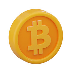 This is a three dimensional digital representation of a cryptocurrency coin symbol in gold.
