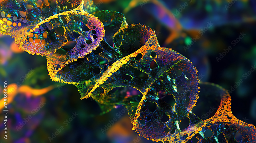Poster image of biological pattern or pattern of dna