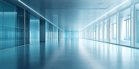 Obraz premium Modern and Minimalist Interior of a Bright Office Space