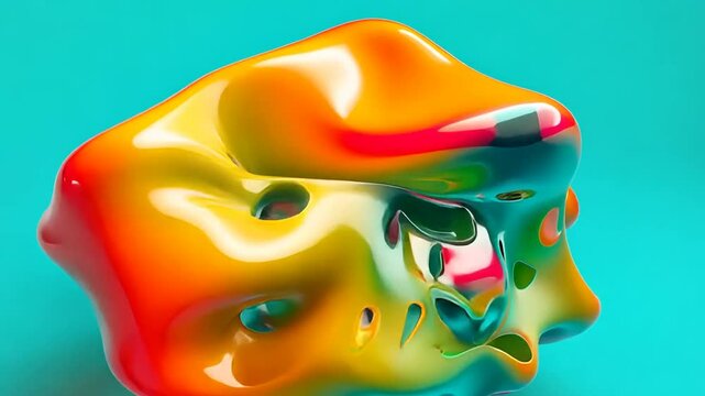 K&uuml;nstlerische amorphe 3D Plastikform
