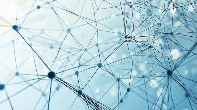 Wei&szlig;es Netzwerk auf heller Oberfl&auml;che