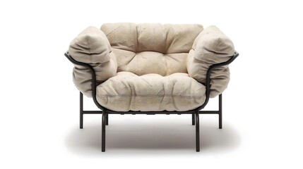 Fototapeta premium armchair isolated on white