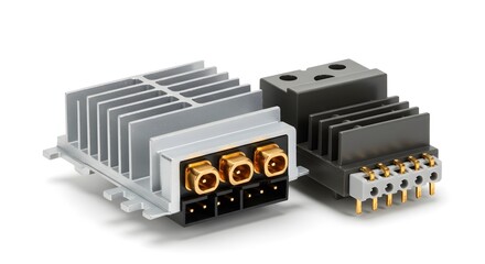 High-Performance Connector Modules With Heat Sinks for Electronics