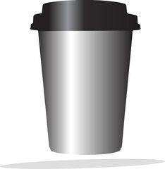 Product photography-inspired paper coffee cup mockup 