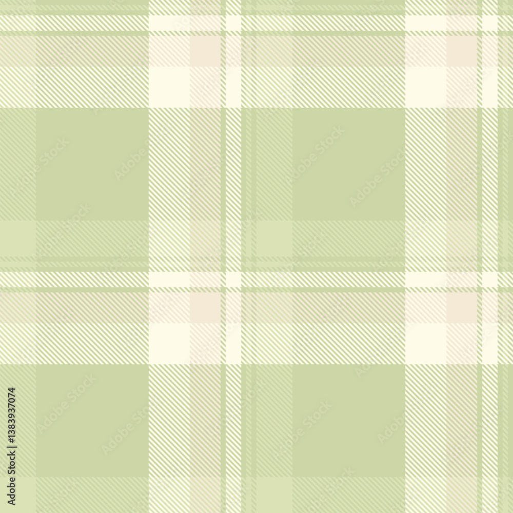 Poster subtle sage green and cream plaid pattern. elegant and versatile design perfect for textiles, websit