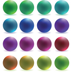 Color gradient balls